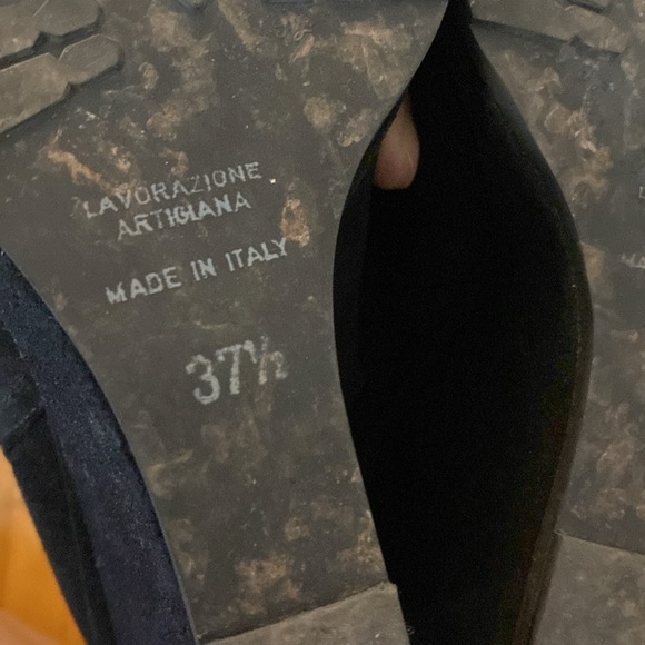 Chuckies Women’s Black Velvet Heeled Knee High Boots Size 37.5 - Picture 8 of 10